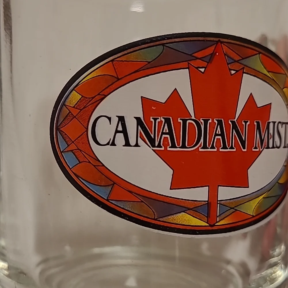Set of 4 Vintage Canadian Mist Whiskey Mugs